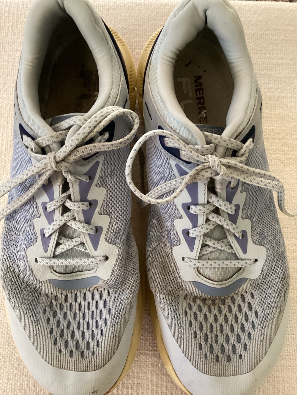 Merrell Antora 4 Ice Blue Trail Sneaker Shoe Women's US size 8
Q2